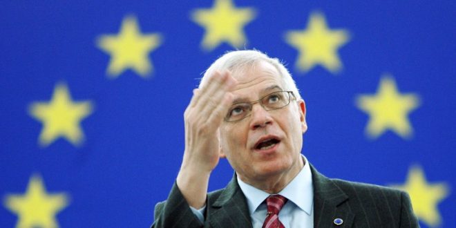 European Commission President Ursula von der Leyen ... European Union foreign policy chief Josep Borrell